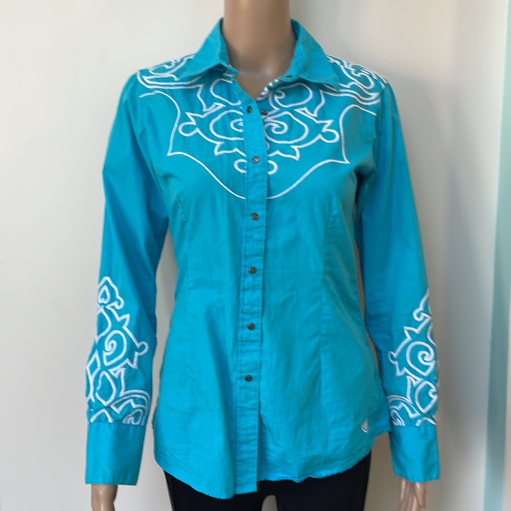 Ariat Western top Small snap
